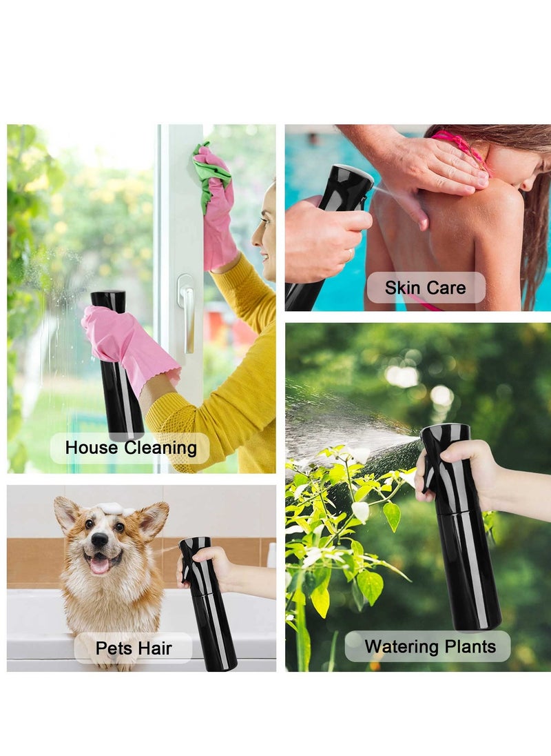 SYOSI - Hair Spray Bottle, Cozy Continuous Fine Mist Sprayer, Salon Spray Hair Mister, Empty Plastic Water Squirt Bottle for Curly Hair, Hair Cutting, Barber, Stylist, Cleaning, Plant (150ml) - Image 1
