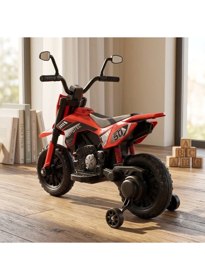 StarKids A sporty electric children's quad bike with two powerful motors, an advanced lighting and sound system, and side balance wheels for a fun and safe riding experience. - Image 3