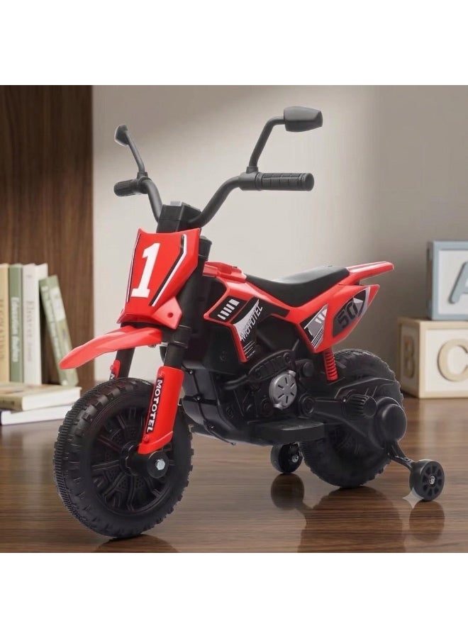 StarKids A sporty electric children's quad bike with two powerful motors, an advanced lighting and sound system, and side balance wheels for a fun and safe riding experience. - Image 1