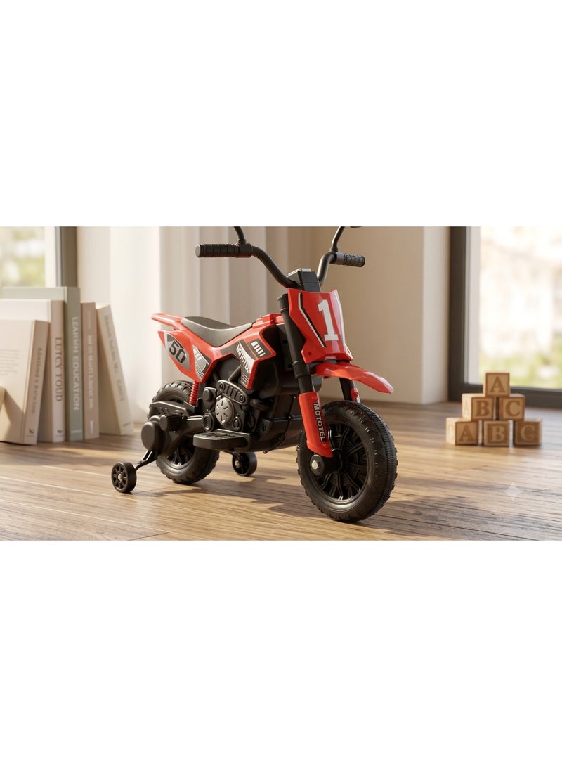 StarKids A sporty electric children's quad bike with two powerful motors, an advanced lighting and sound system, and side balance wheels for a fun and safe riding experience. - Image 2
