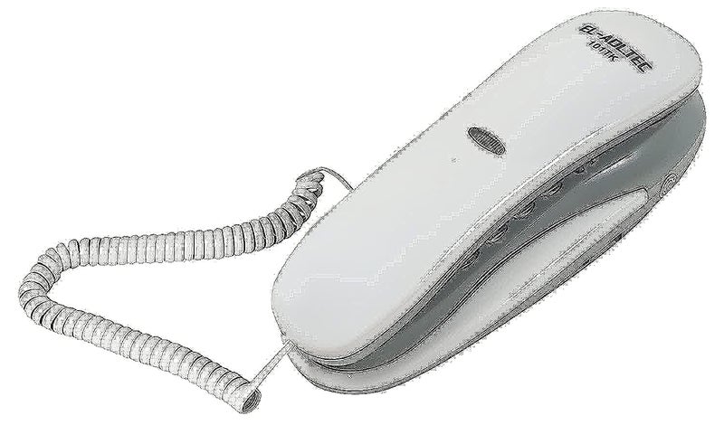 EL-Adl.tec 101TK Corded Phone - White