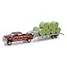 ERTL Dodge Pickup with Diecast Trailer and Bales 164Scale ZFN14855 - Image 3