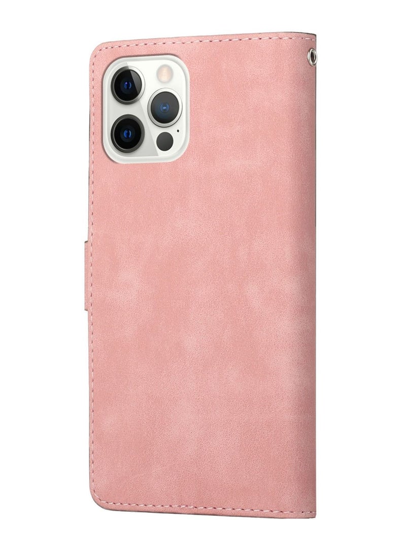 Loquat Suitable For IPhone Card Slot Wallet Flap Leather Case - Image 1