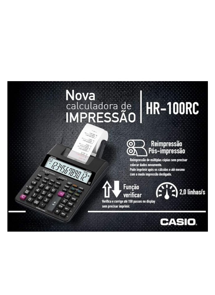 Generic Casio Printing Calculator (HR-100RC, 12 Digits)  - Image 3