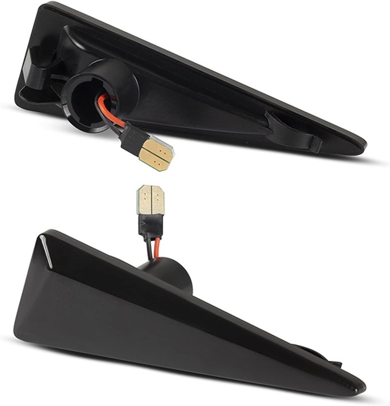 QASULER Dynamic Amber Side Marker Turn Signal Light - Image 1