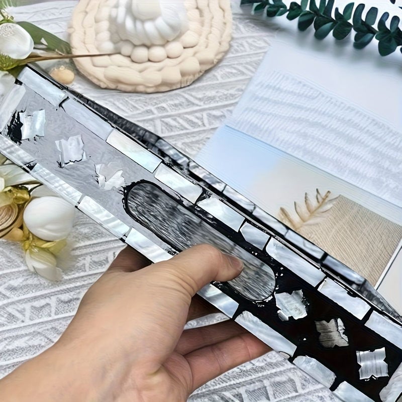 Nordic Luxury Natural Shell Tray Mother Of Pearl Spring Charm For Living Room Tea Tray - Image 5