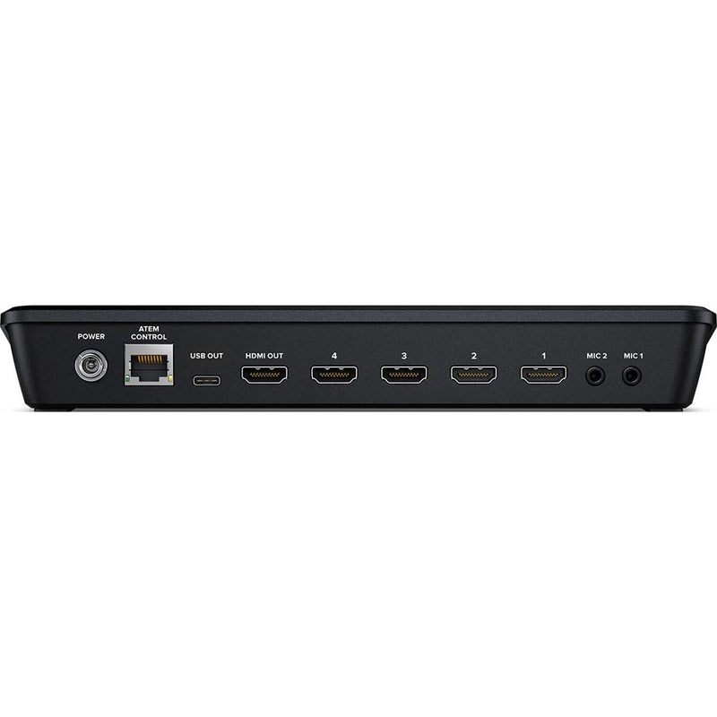 Blackmagic Design Blackmagic Design ATEM Mini Pro ISO HDMI Livestream Switcher with High-speed 6' HDMI Cable & 10-Pack Straps Bundle - Image 4