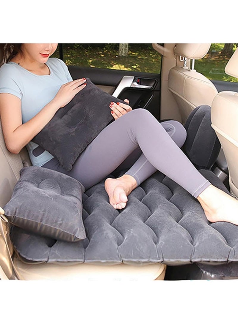Sharpdo Car Air Mattress Bed Inflatable with 2 Air Pillows for For Outdoor Camping Travel (Black/ 2 * Storage Piers) - Image 3