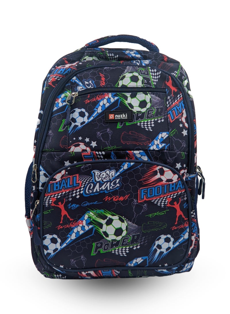 نوزكي حقيبة مدرسية نوزكي للأطفال 3 قطع/مجموعة - حقيبة ظهر للمدرسة النهائية، حقيبة مدرسية، علبة أقلام رصاص، وحقيبة غداء كومبو للطلاب العصريين - Image 2