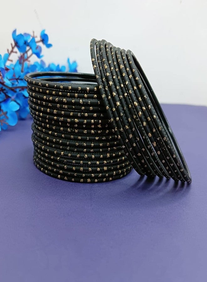 Efulgenz Indian Bangles Set Bollywood Plain Metal Bangle Bracelets Wedding Bangles Costume Jewelry for Women - Image 2