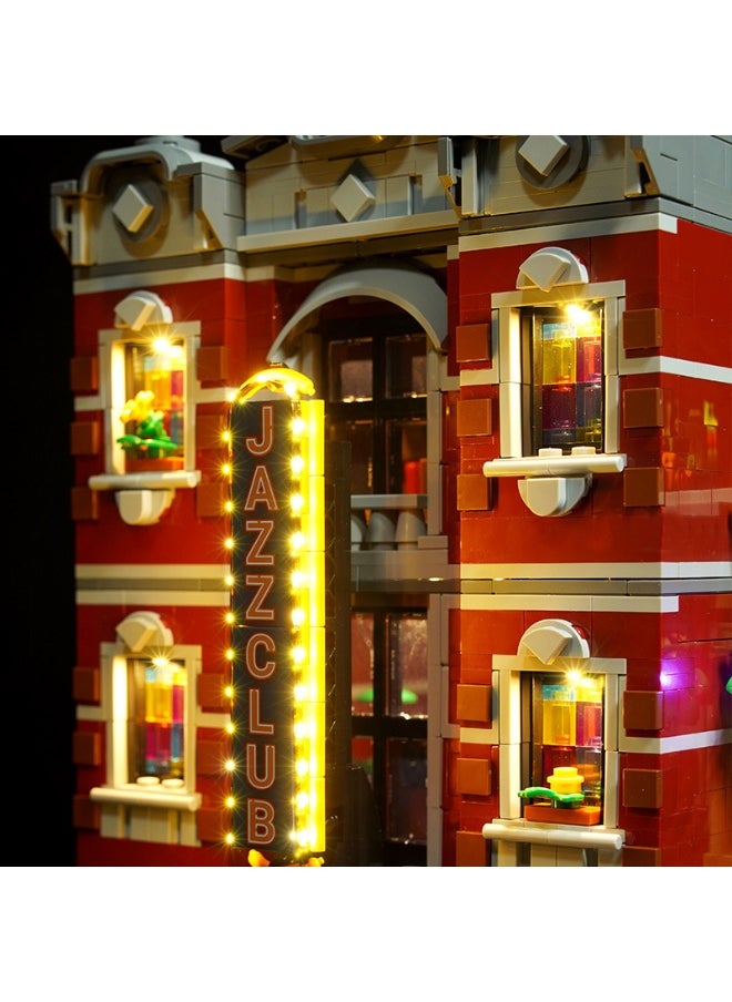 BRIXSPARK Light for Lego- 10312 Jazz-Club - Led Lighting Kit Compatible with Lego Building Blocks Model - NOT Included The Model Set  - Image 2