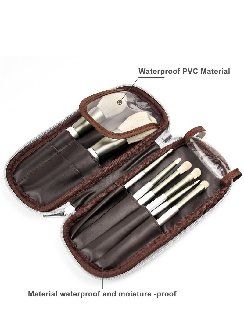 KASTWAVE - Makeup Brush Organizer Bag, Makeup Brush Holder, Travel Makeup Brushes Bag Cosmetic Bags Pouch for Women Eyebrow Pencil Brushes Makeup Artist - Image 1