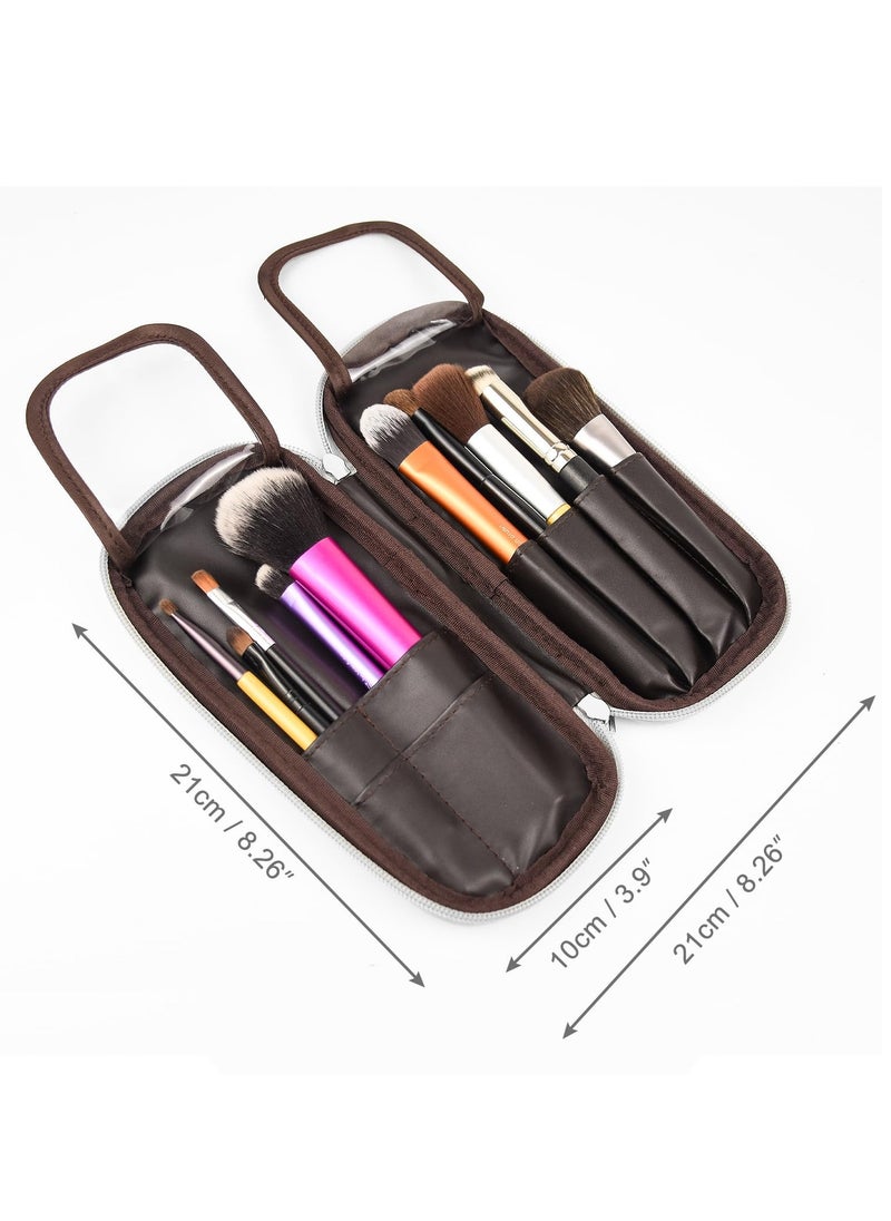 KASTWAVE - Makeup Brush Organizer Bag, Makeup Brush Holder, Travel Makeup Brushes Bag Cosmetic Bags Pouch for Women Eyebrow Pencil Brushes Makeup Artist - Image 1