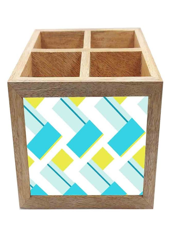 Nutcase Wooden Cutlery Stand Holder Silverware Caddy Spoons Forks Knives Organizer for Dining Table & Kitchen -Made in India-Spoons NOT Included - Mix and Match - Image 3
