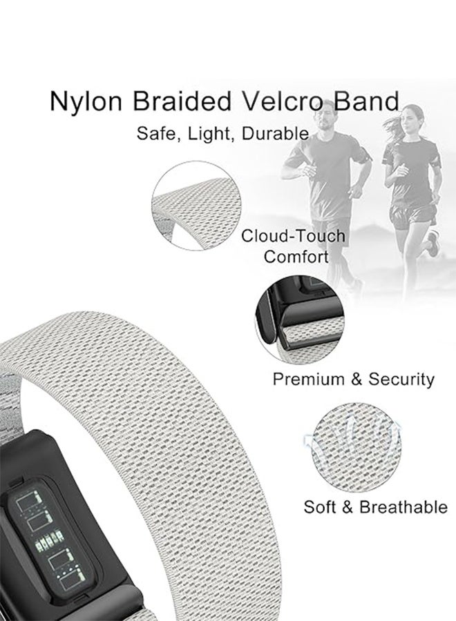 SUNDAREE سوار رياضي من النايلون متوافق مع سوار Whoop Band 4.0 للرجال والنساء مع غطاء واقٍ، سوار معصم بديل مقاوم للماء وقابل للتعديل مصنوع من النايلون يسمح بمرور الهواء لسوار Whoop 4.0 - Image 2