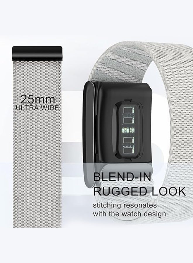 SUNDAREE سوار رياضي من النايلون متوافق مع سوار Whoop Band 4.0 للرجال والنساء مع غطاء واقٍ، سوار معصم بديل مقاوم للماء وقابل للتعديل مصنوع من النايلون يسمح بمرور الهواء لسوار Whoop 4.0 - Image 4