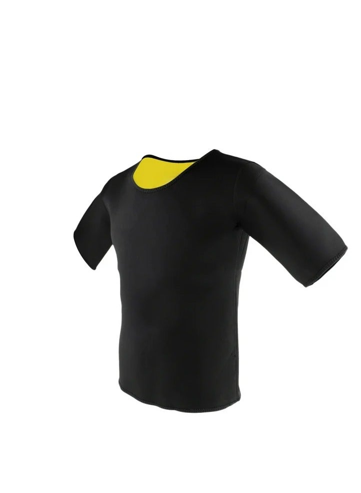 Generic Thermal Slimming Sweating T-Shirt for Men and Women Size L - Sauna Shirt for Fat Burning and Weight Loss, Perfect for Fitness, Home Workout and Gym - Image 3