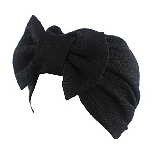Qhome cap Qhome Womens Luxury Bow Turban Hat Stylish Chemo Cap - Image 1