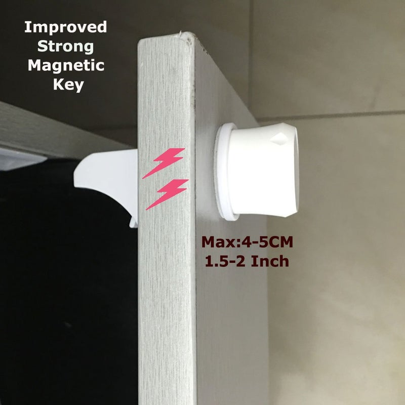 Vmaisi Magnetic Cabinet Locks Replacement Keys (3) - Image 4