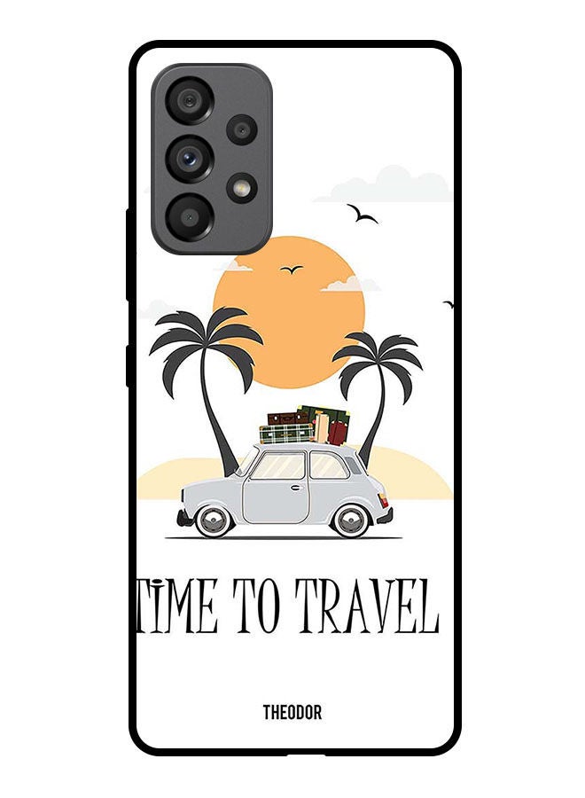 Theodor Protective Case Cover For Samsung Galaxy A53 5G   Time To Travel Vector - Image 1