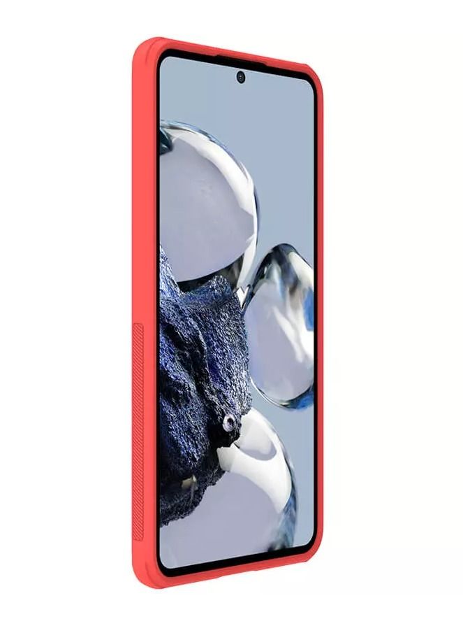 Nillkin Super Frosted Shield Pro Matte cover case for Xiaomi 12T Pro (Red) - Image 5