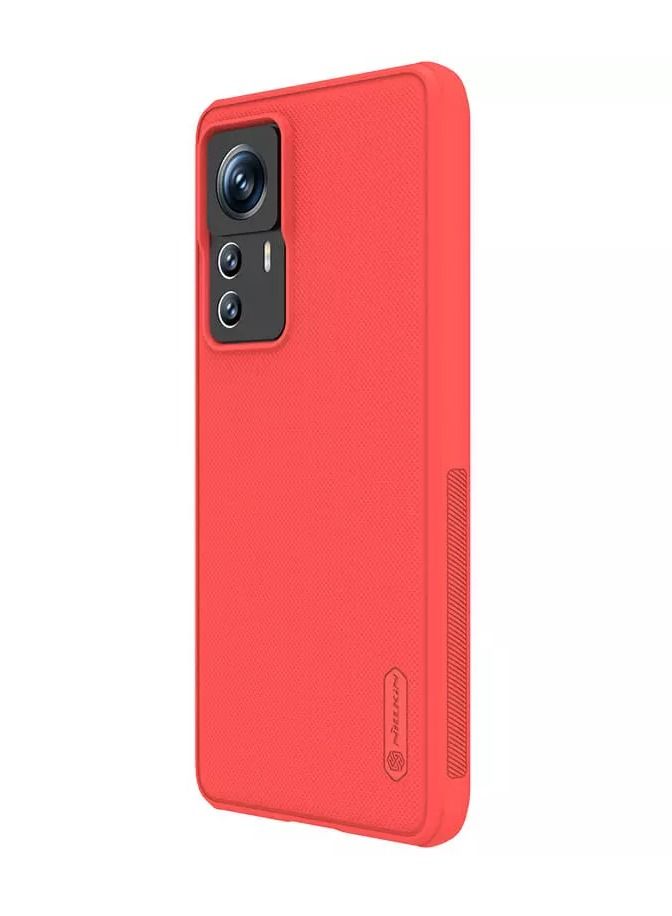 Nillkin Super Frosted Shield Pro Matte cover case for Xiaomi 12T Pro (Red) - Image 2