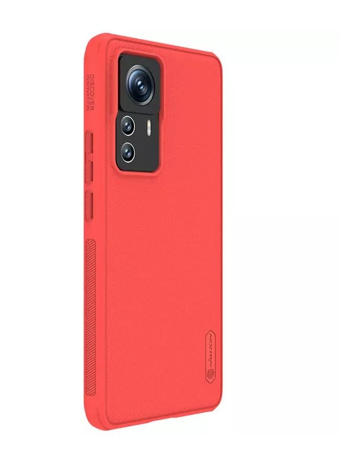 Nillkin Super Frosted Shield Pro Matte cover case for Xiaomi 12T Pro (Red) - Image 3