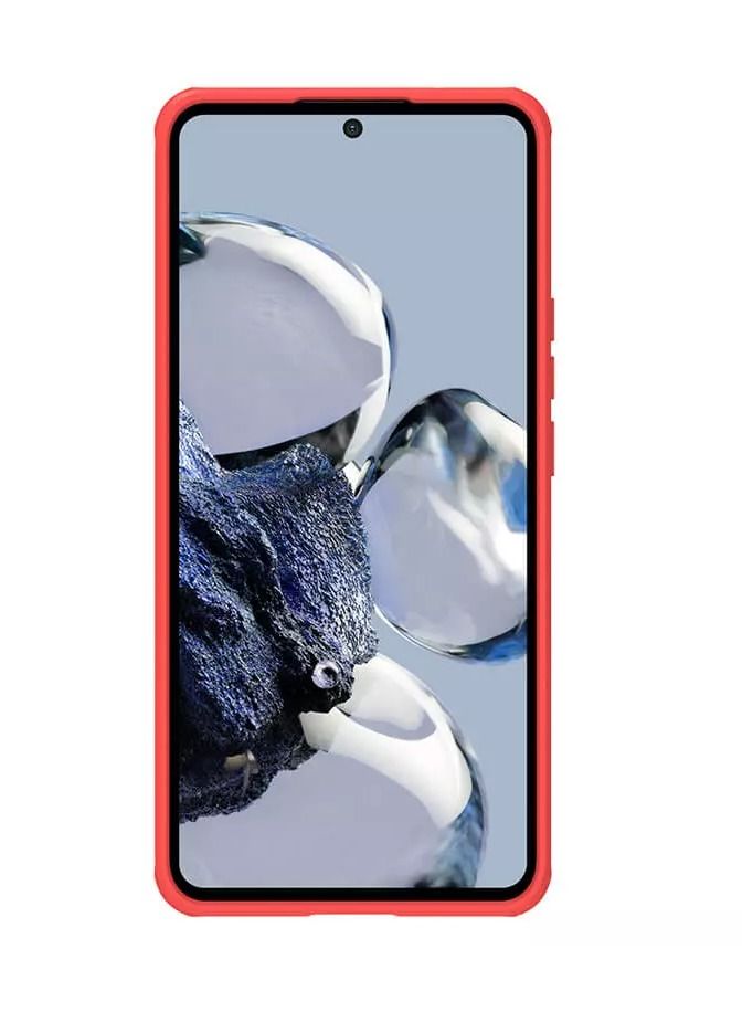 Nillkin Super Frosted Shield Pro Matte cover case for Xiaomi 12T Pro (Red) - Image 4