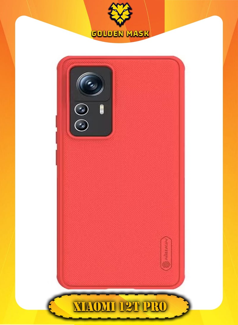 Nillkin Super Frosted Shield Pro Matte cover case for Xiaomi 12T Pro (Red) - Image 1