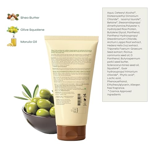 Tikitoro Kids Nourishing Hair Conditioner with Shea Butter, Olive Squalane & Marula Oil | Gentle Detangling Conditioner | Smoothens & Hydrates | (Age: 4+) (150 ml × 1) - Image 2
