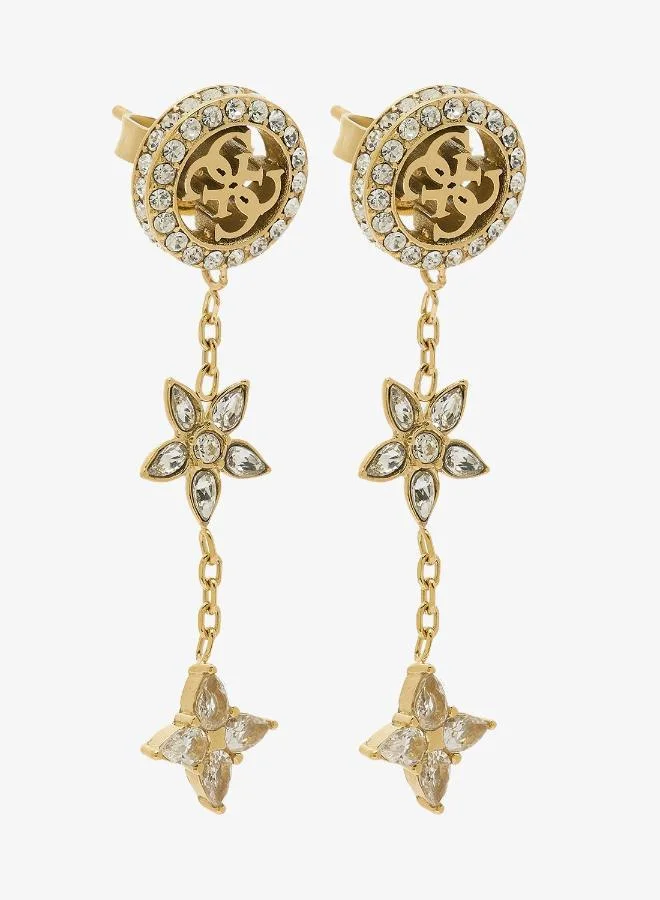4G Crystal Drop Earrings