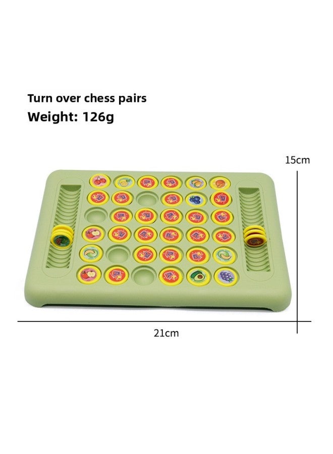 لعبة الشطرنج المزدوجة للأطفال، لعبة الفاكهة، الموسيقى، تدريب الذاكرة والتركيز، ألعاب لوحية تعليمية