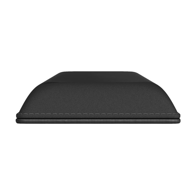 Glorious Gaming Padded Keyboard Wrist Rest (Full Size, 25mm Thick) - Anti-Fray Stitched Edges, Smooth Cloth Surface, Anti-Slip Rubber Base, Medium Firmness, 440 x 100 x 25mm - Black - Image 3