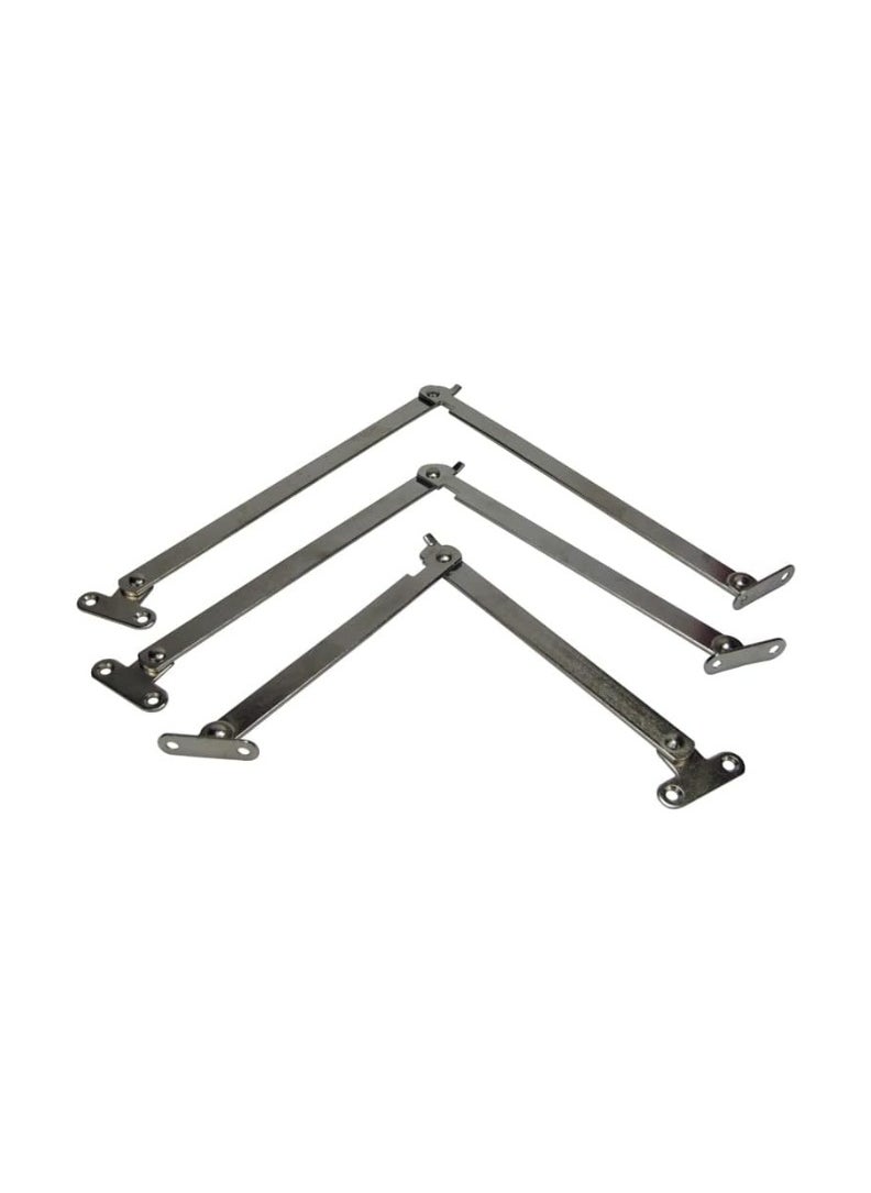 KNP KNP Chrome Plated Window Hinge (20cm) is a durable and stylish solution for smooth and secure window operation. 