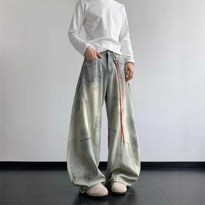 Unisex Casual Daily Denim Jeans - Image 2