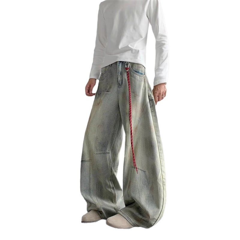 Unisex Casual Daily Denim Jeans - Image 5