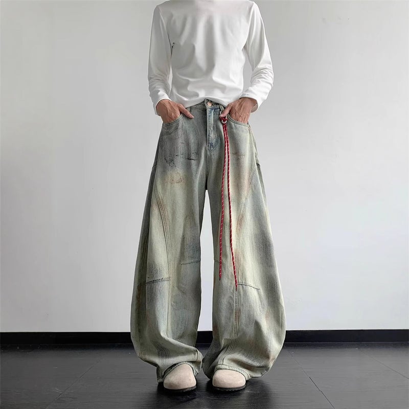 Unisex Casual Daily Denim Jeans - Image 1