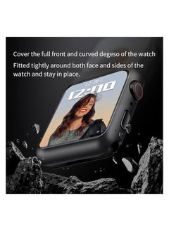 Generic Apple Watch screen protector，Compatible with Series 10 46mm Full Coverage Hard PC Ultra-Thin Full Protection (46mm,black)  - Image 4