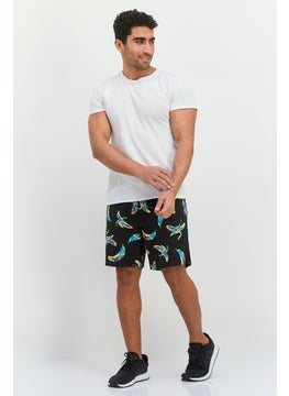 Sovereign Code Men Allover Printed Basic Shorts, Brown  - Image 4