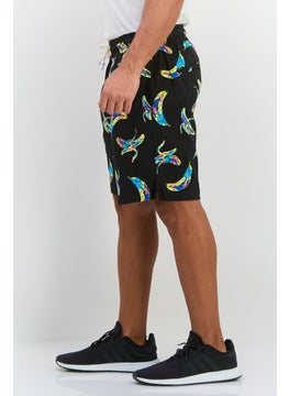 Sovereign Code Men Allover Printed Basic Shorts, Brown  - Image 2