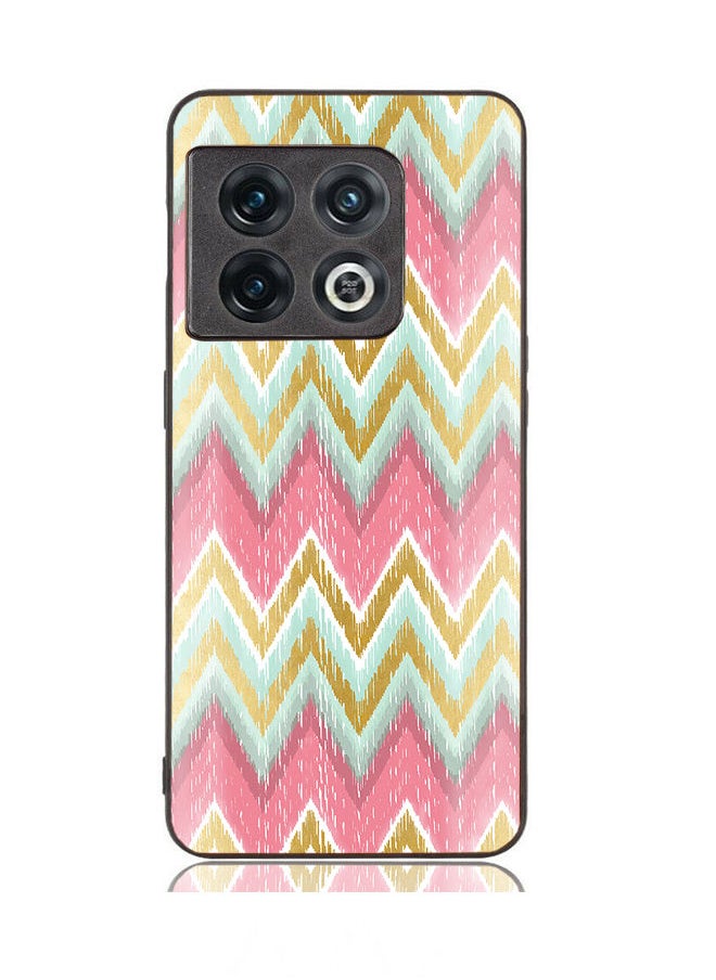 Okteq - TPU Protection and Hybrid Rigid Clear Back Cover Case Waves for OnePlus 10 Pro - Image 1
