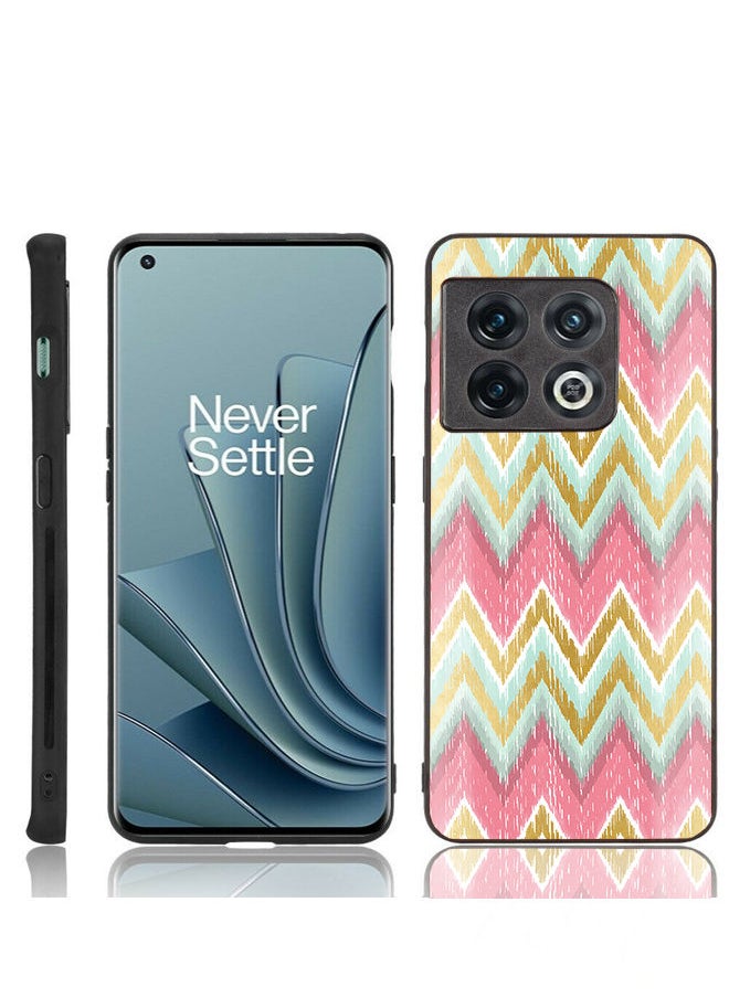 Okteq - TPU Protection and Hybrid Rigid Clear Back Cover Case Waves for OnePlus 10 Pro - Image 1