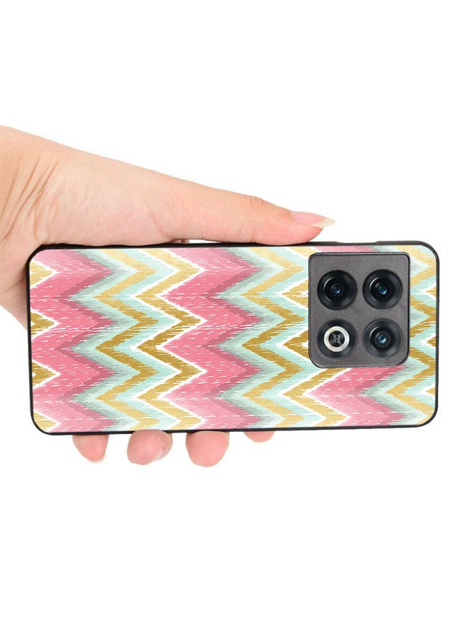 Okteq - TPU Protection and Hybrid Rigid Clear Back Cover Case Waves for OnePlus 10 Pro - Image 1