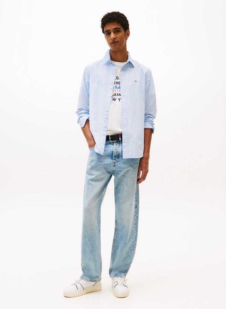 TOMMY JEANS Regular Fit Poplin Shirt - Image 3