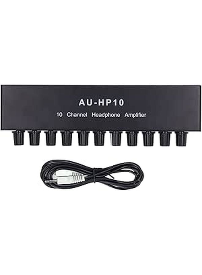 10 قناة مكبر صوت للسماعات 1 مدخل 10 مخرجات تحكم مستقل مقسم صوت ستيريو DC12V - Image 1