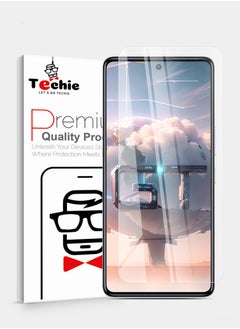 Techie HD Tempered Glass Screen Protector for Infinix GT 10 Pro - Anti Reflection Anti Bubbles 9H Hardness 0.33 mm Rounded Edges Easy Installation  - Image 1