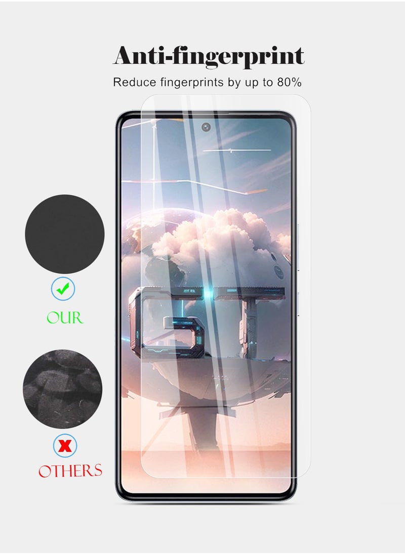 Techie - HD Tempered Glass Screen Protector for Infinix GT 10 Pro - Anti Reflection Anti Bubbles 9H Hardness 0.33 mm Rounded Edges Easy Installation - Image 1