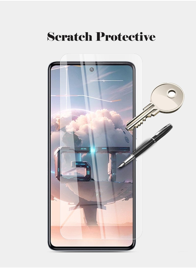 Techie - HD Tempered Glass Screen Protector for Infinix GT 10 Pro - Anti Reflection Anti Bubbles 9H Hardness 0.33 mm Rounded Edges Easy Installation - Image 1