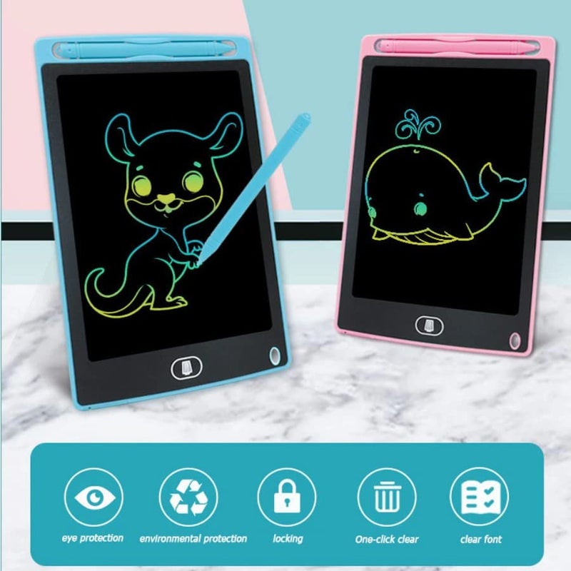 VGRASSP Colorful LCD Writing Pad for Kids with Stylus - Tablet Toy Cum Slate for Kids, Multicolor - Image 4