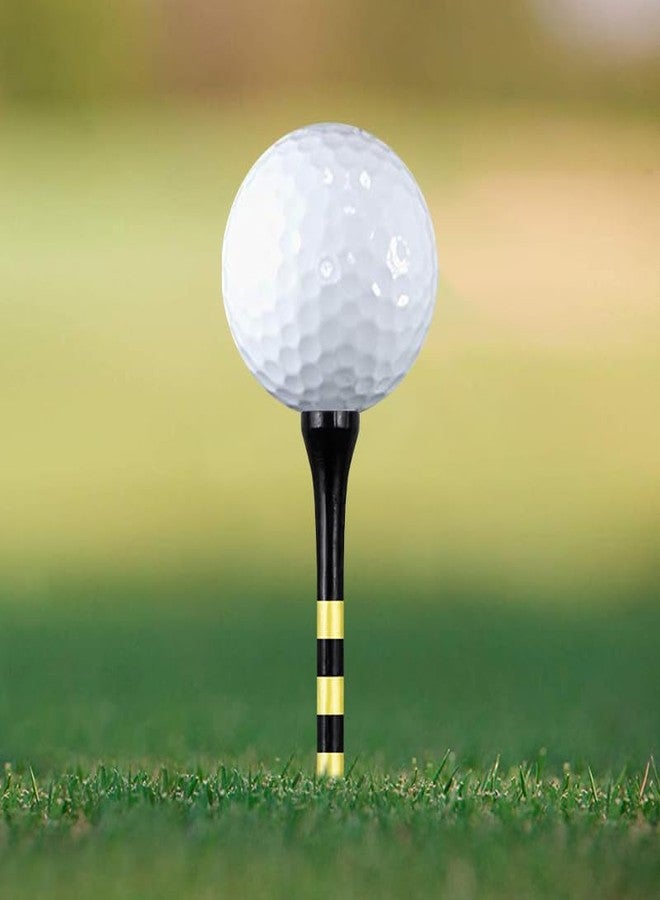 Zivisk Wooden Golf Tees 3-1/4" 100 Count 83mm Black - Image 4
